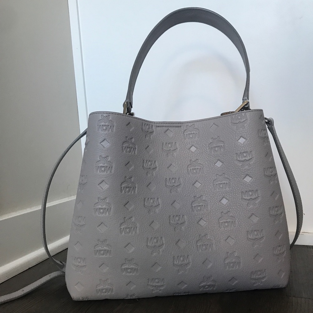 MCM hobo bag with cross-body strap